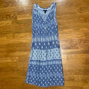 Gap Size Small Blue & White Floral Dress